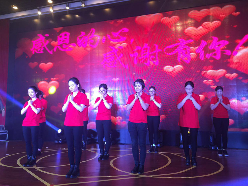 感恩的心手语表演